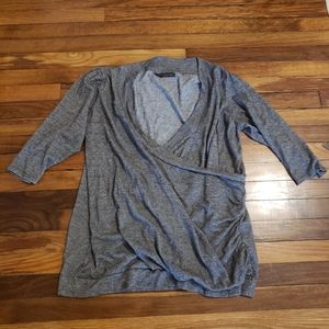 Maurices Work Top Size 2 Gray